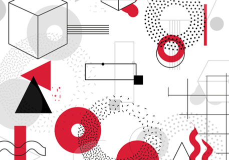 Constructivism Red Geometric Lines