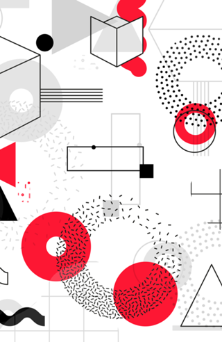 Constructivism Red Geometric Lines