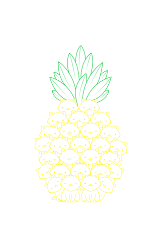 Pineaple Cat