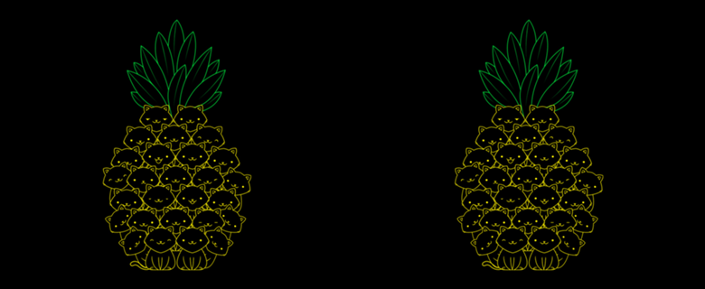 Pineaple Cat