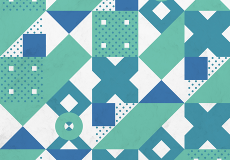 Geometric Acqua Dots