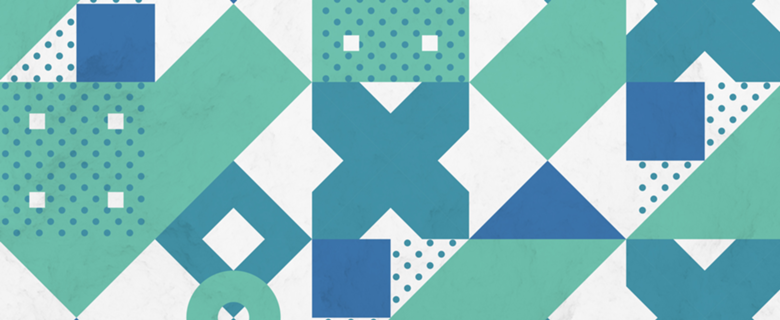 Geometric Acqua Dots