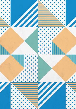 Geometric Polka Dots Petit Pois Cream