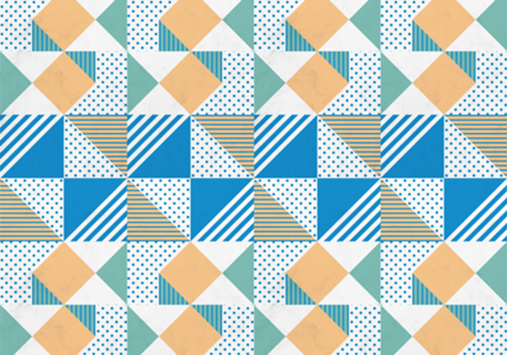 Geometric Polka Dots Petit Pois Cream