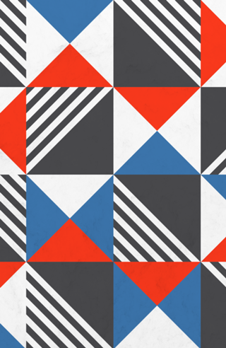 Geometric Triangle Lines Pattern