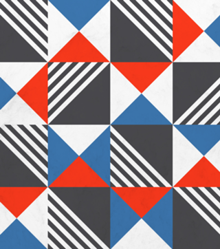 Geometric Triangle Lines Pattern