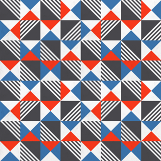 Geometric Triangle Lines Pattern