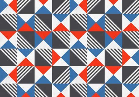 Geometric Triangle Lines Pattern