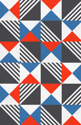 Geometric Triangle Lines Pattern