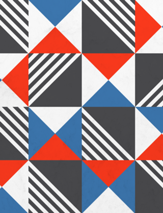 Geometric Triangle Lines Pattern