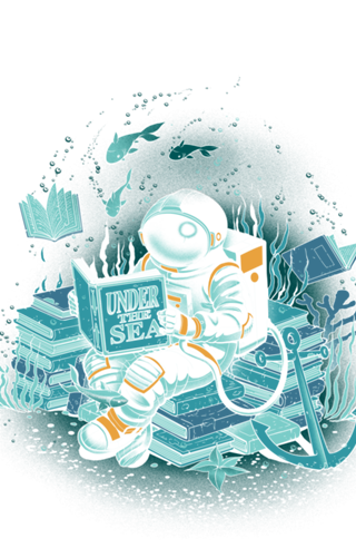 A reader lives a thousand lives - Cosmonaut