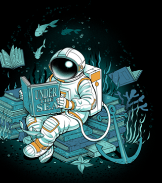 A reader lives a thousand lives - Cosmonaut