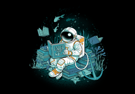 A reader lives a thousand lives - Cosmonaut
