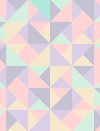 Pastel Nude Cute Triangles