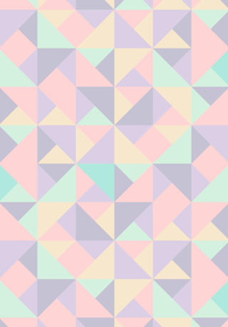 Pastel Nude Cute Triangles