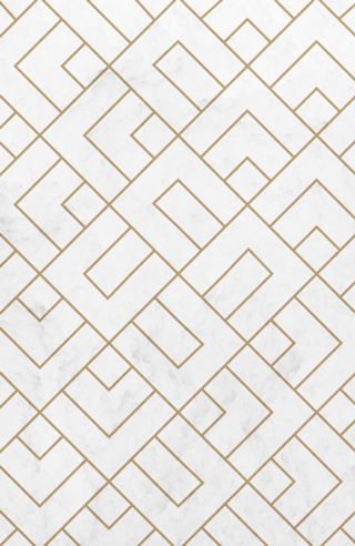 Golden Marble Square Floor Pattern