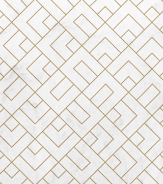 Golden Marble Square Floor Pattern