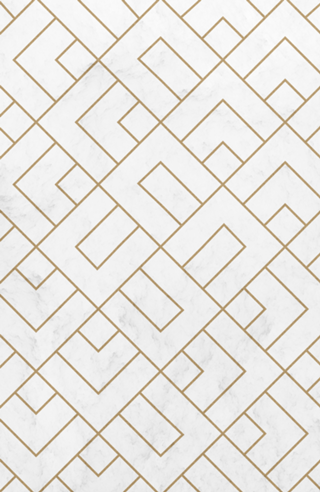 Golden Marble Square Floor Pattern