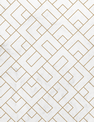 Golden Marble Square Floor Pattern