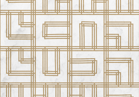 Golden Deco Lines Pattern