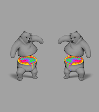 Rainbow Bear