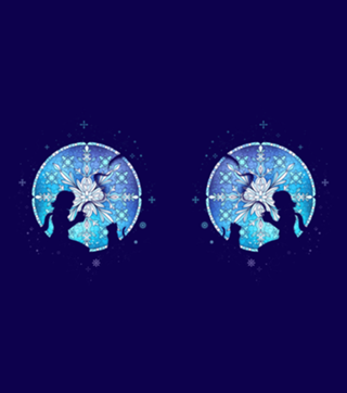 Vitral Snow Flakes