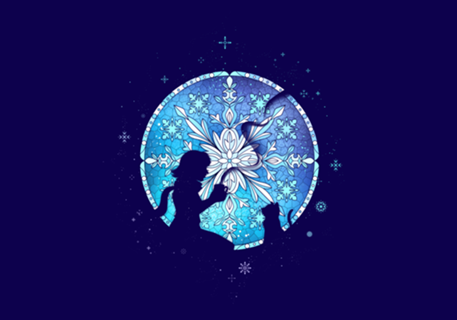 Vitral Snow Flakes