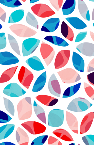 Flower Petals Colorful Pattern