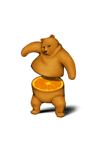 Orange Bear