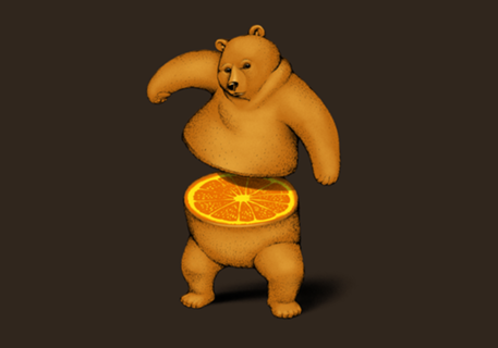 Orange Bear