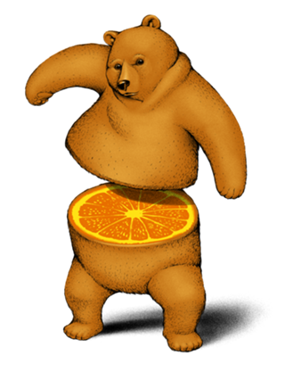 Orange Bear