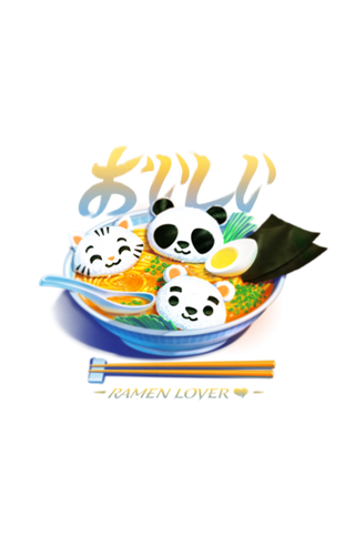 Ramen Panda Cat Bear