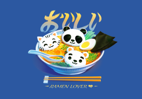Ramen Panda Cat Bear