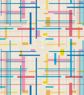 Geometric Fall In Line Glitch