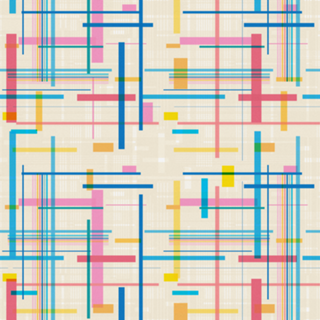 Geometric Fall In Line Glitch