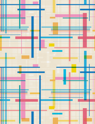 Geometric Fall In Line Glitch