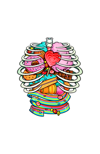 Unicorn Anatomy Sweet Inside