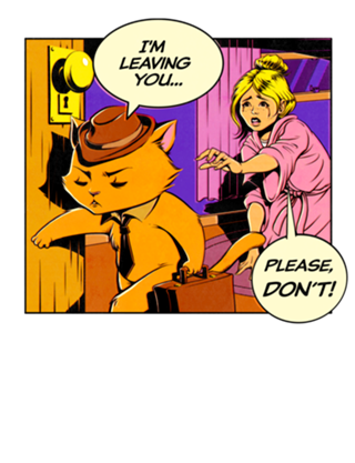 Im leaving, please no! Cat lady