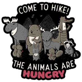 Come to Hike! The animals Are Hungry