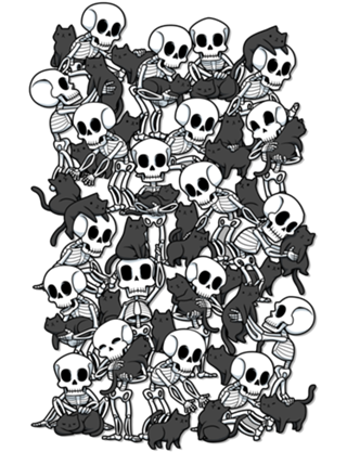 Cat Skull Party