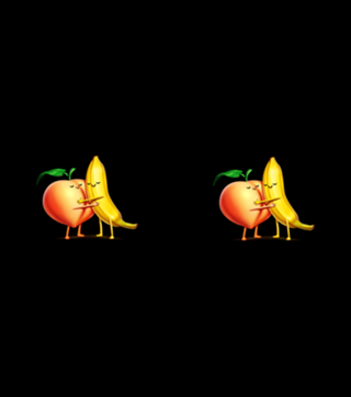 Peach and Banana Cute Friends