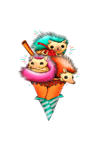Hedgehog Ice Cream