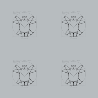 Vitruviam Bear Grey
