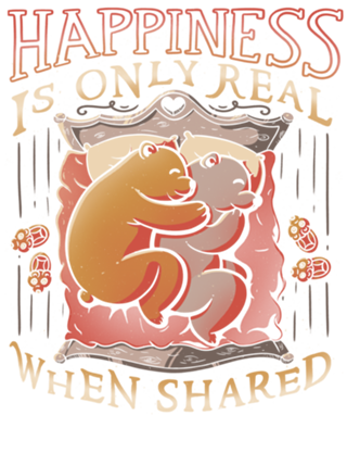 Happiness is only real when shared