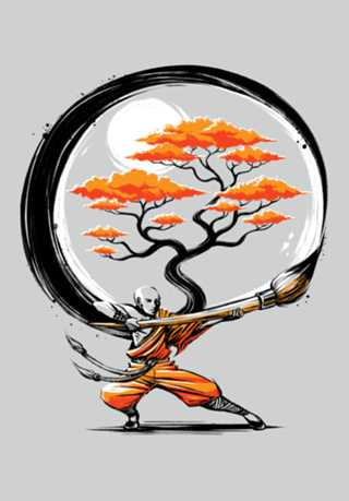 Arte,vida,budismo,zen,calma
