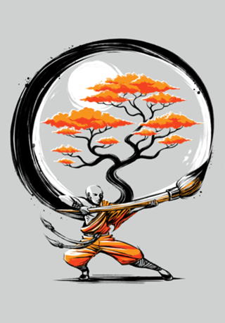 Arte,vida,budismo,zen,calma