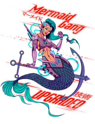 Cyberpunk Mermaid