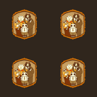 Family Portrait Mama Papa Bear
