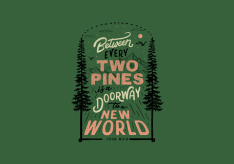 Between every two pines