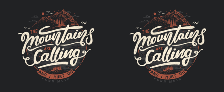 The mountains are calling and I must go - dark